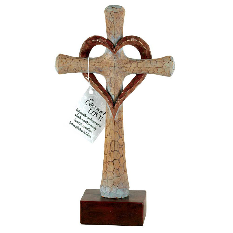 Red Barrel Studio Deston Tabletop Cross Sculpture Wayfair
